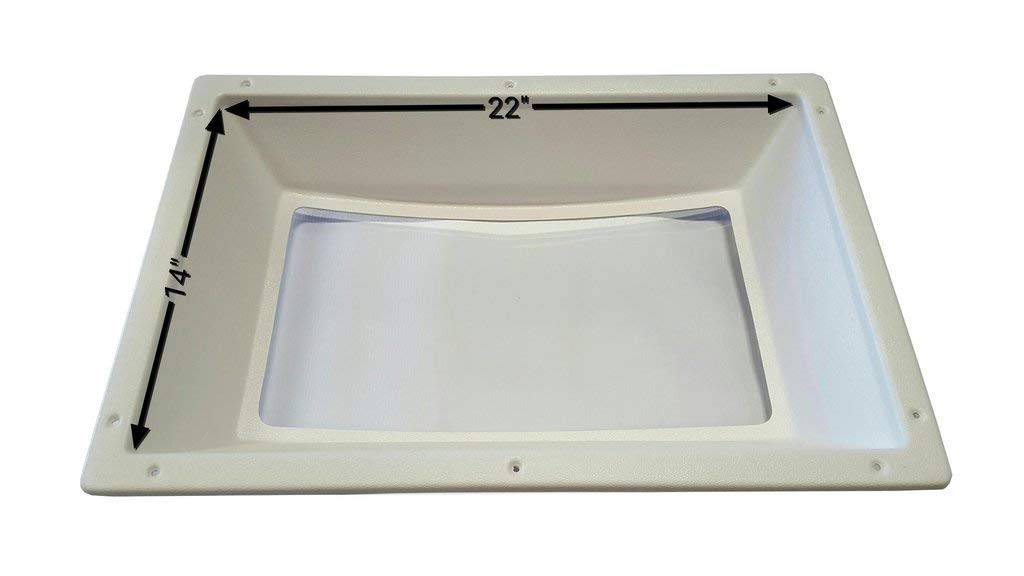 14" X 22" Clear Inner Dome N9631