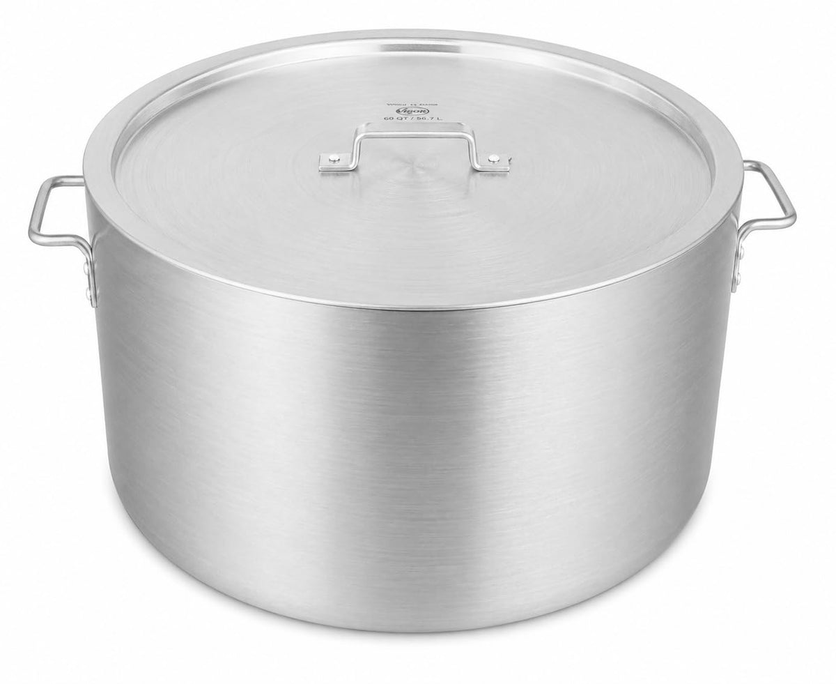 60 Qt Aluminum Sauce Pot with Cover L338859