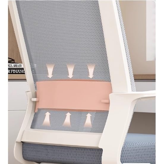 Ergonomic Orange Mesh Office Chair F947