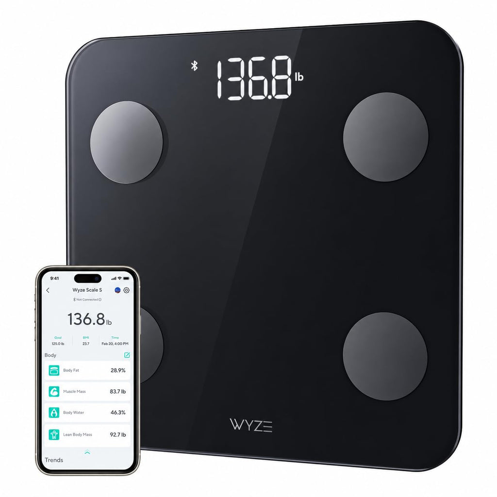 Black Smart Body Weight Scale V25102