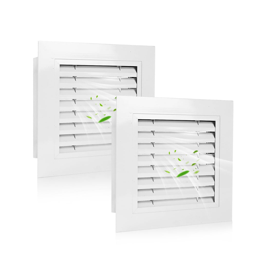 14" x 14" Aluminum Gable Vents with Screen, 2 Pack M981