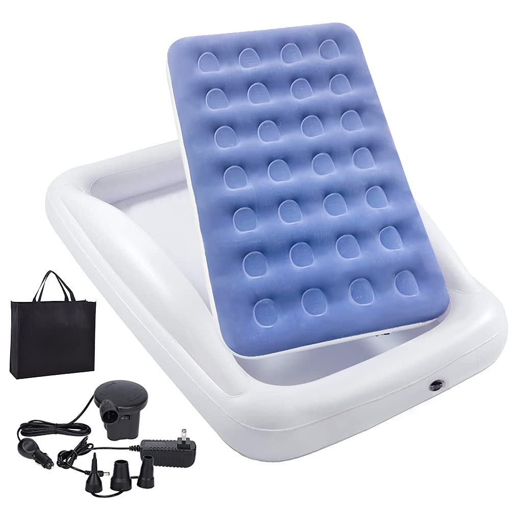 Inflatable Kids Travel Bed Toddler Air Mattress Set G7378