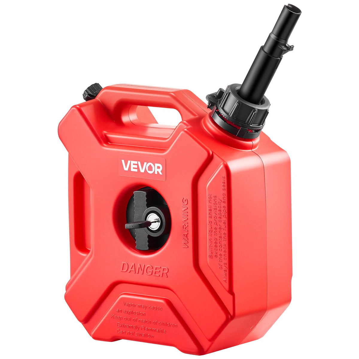 1.3 Gallon Gas Can with Spout and Lockable Bracket X8873
