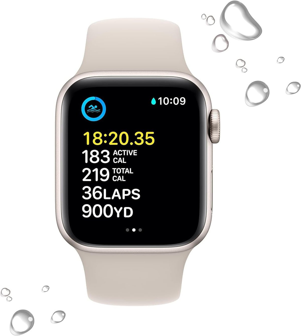 Starlight Aluminum Case with Starlight Sport Band Smartwatch O510578