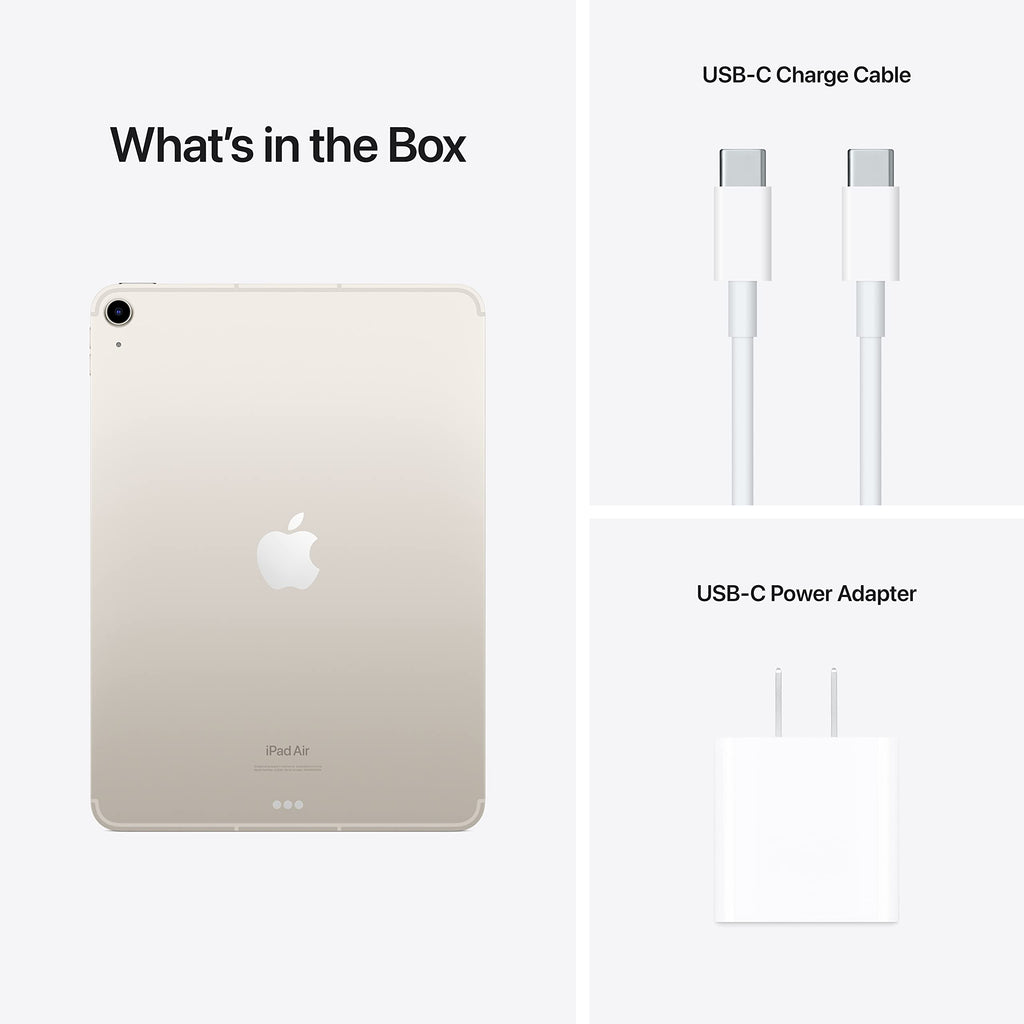 iPad Air 10.9-inch Wi-Fi + Cellular 256GB Starlight F422806