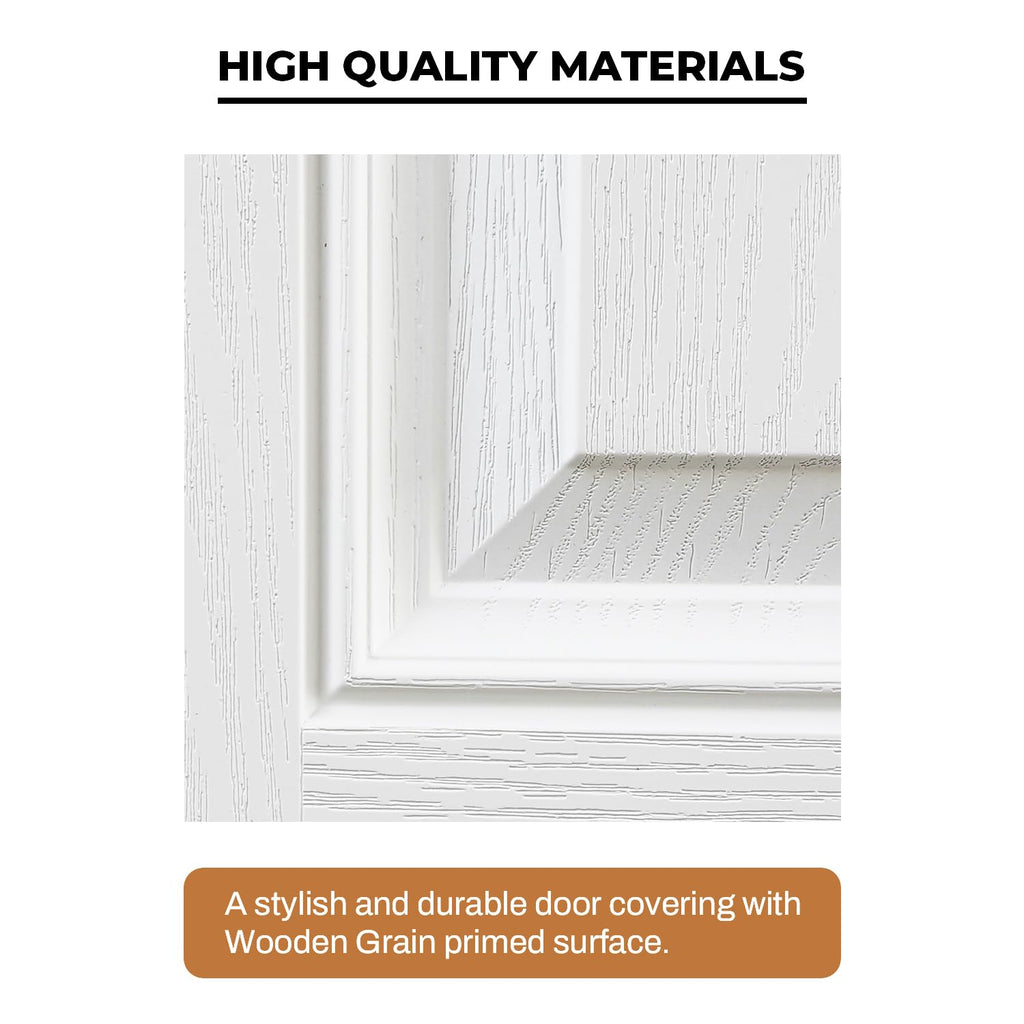 Fiberglass Exterior Door with Brickmould, 36'' x 80'' Front Entry Door O378820