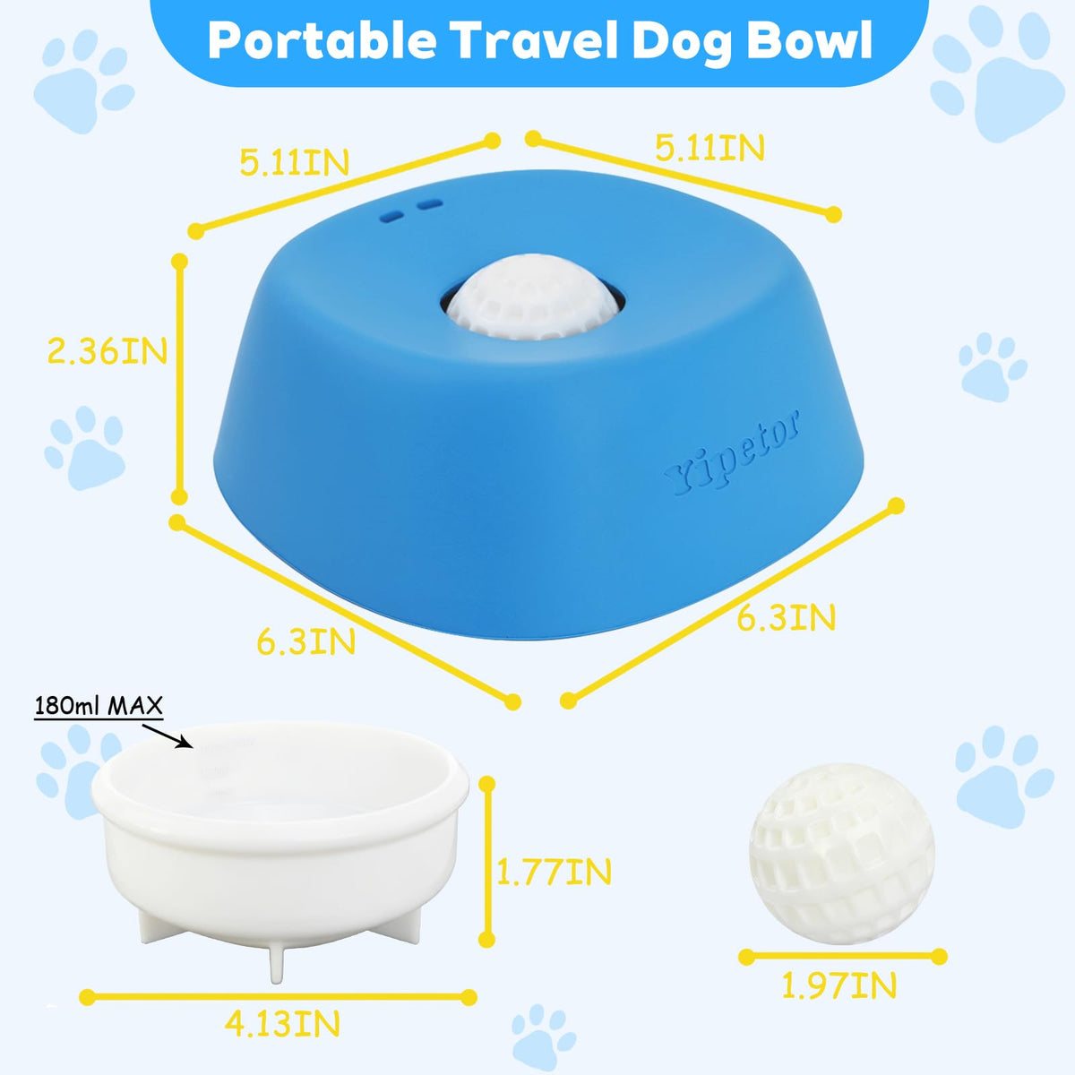 Dog Lick Bowl Slow Feeder Puzzle Toys A442