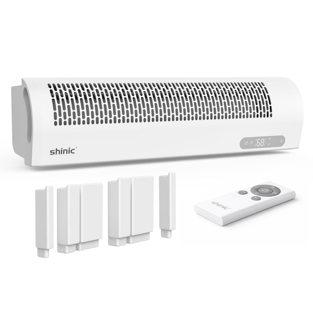 White Reversible Airflow Window Fan with Remote R27195