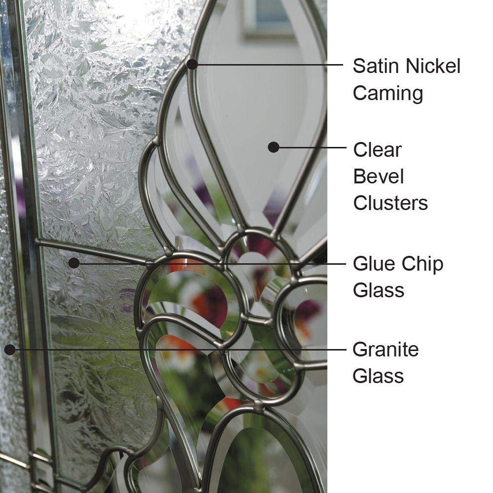 Fiberglass Smooth Exterior Prehung Door, Primed, 36 inch x 80 inch, Left Hand/In-swing K751111