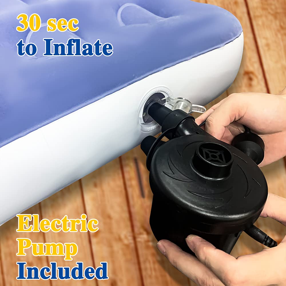 Inflatable Kids Travel Bed Toddler Air Mattress Set G7378