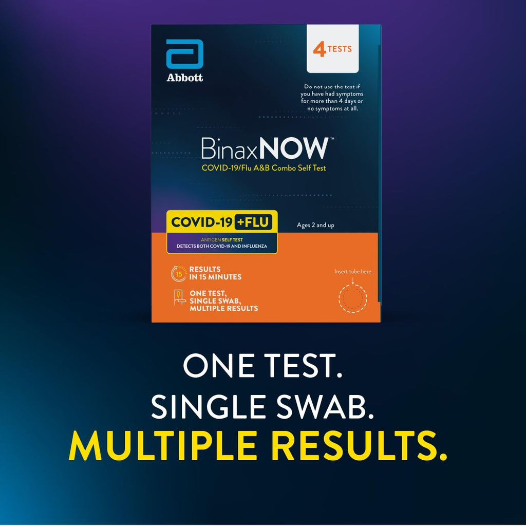 COVID-19/Flu A&B Combo Self Test, 4 Tests R21193