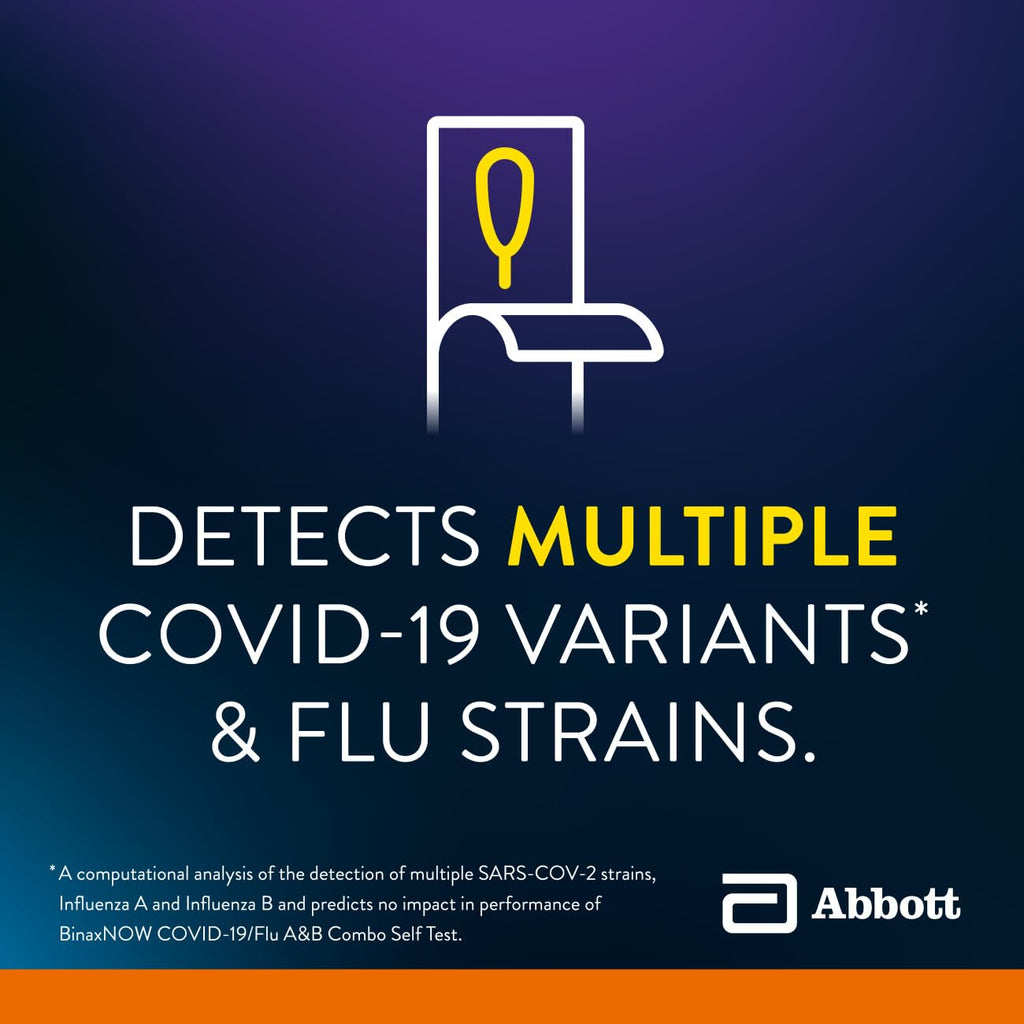 COVID-19/Flu A&B Combo Self Test, 4 Tests R21193