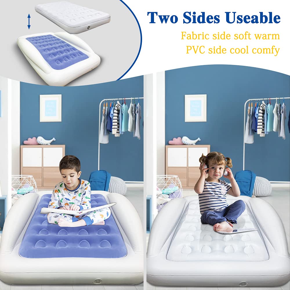 Inflatable Kids Travel Bed Toddler Air Mattress Set G7378