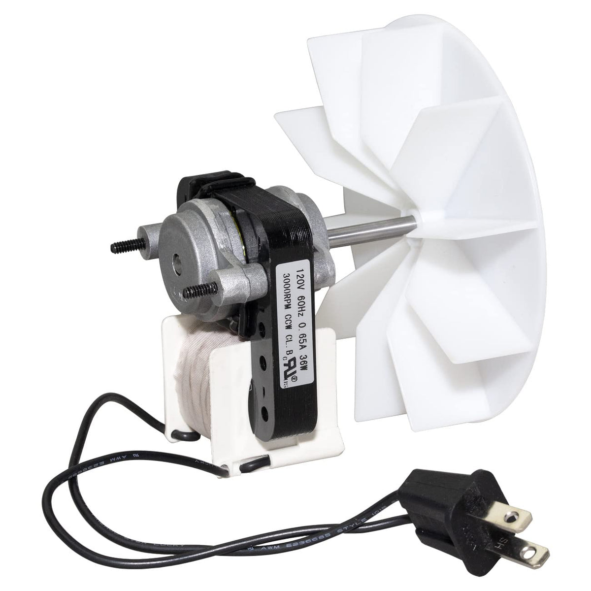 Bathroom Vent Exhaust Fan Motor Replacement Kit 50CFM 120V U608