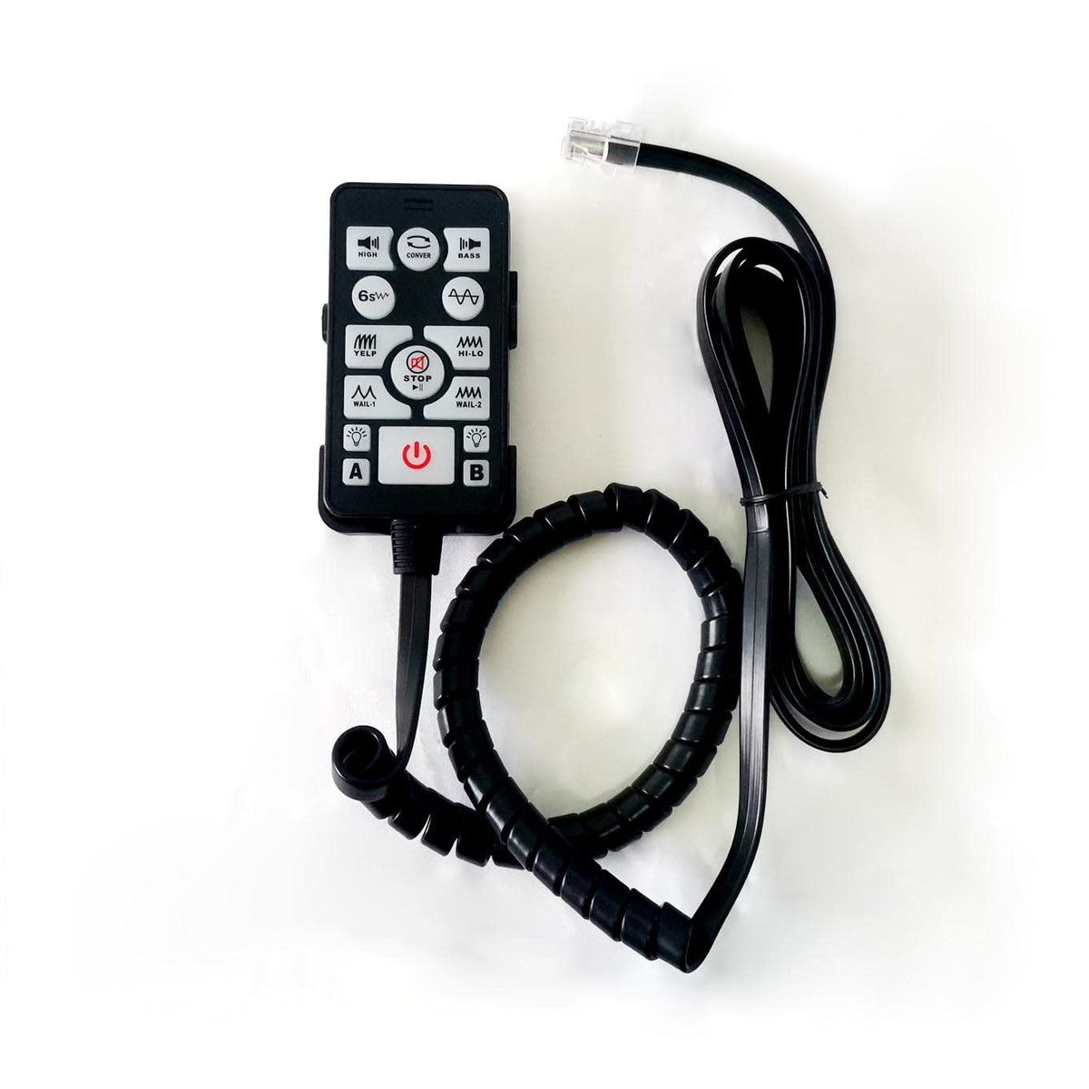 12V/24V 100W Heavy Duty Multi-Tones Siren Amplifier Horn Kit S693116