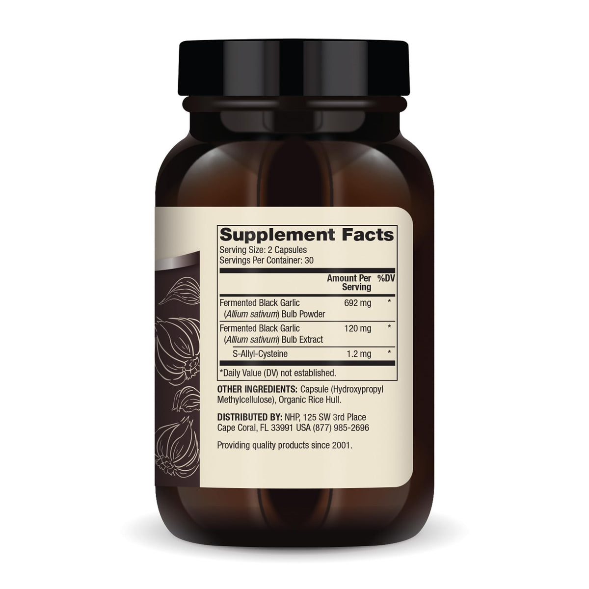 Fermented Black Garlic 60 Capsules G6045