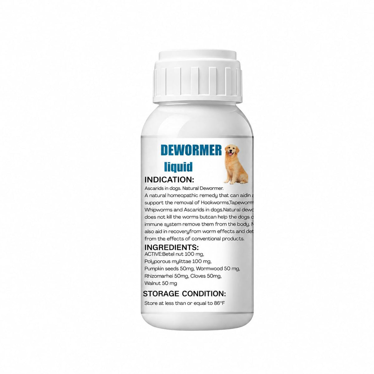 Dog and Puppy Dewormer Liquid B331