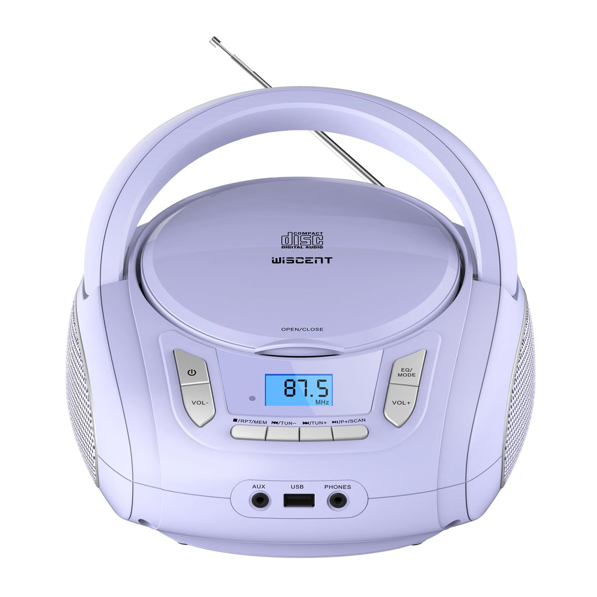 Portable CD Player with Bluetooth FM Radio USB MP3 E46814