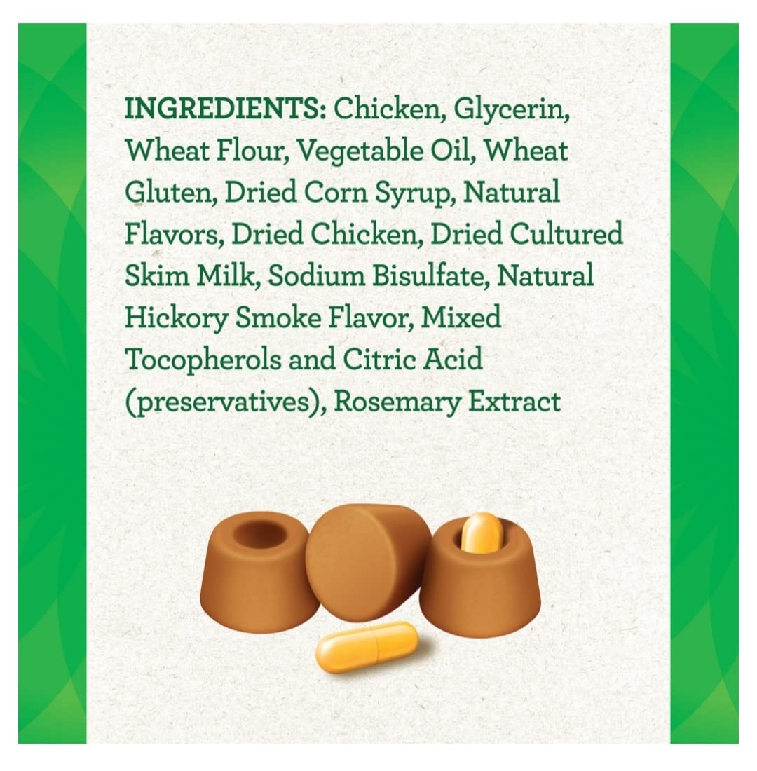 Chicken Flavor Pill Pockets Treats for Dogs 23.7 Oz I4892