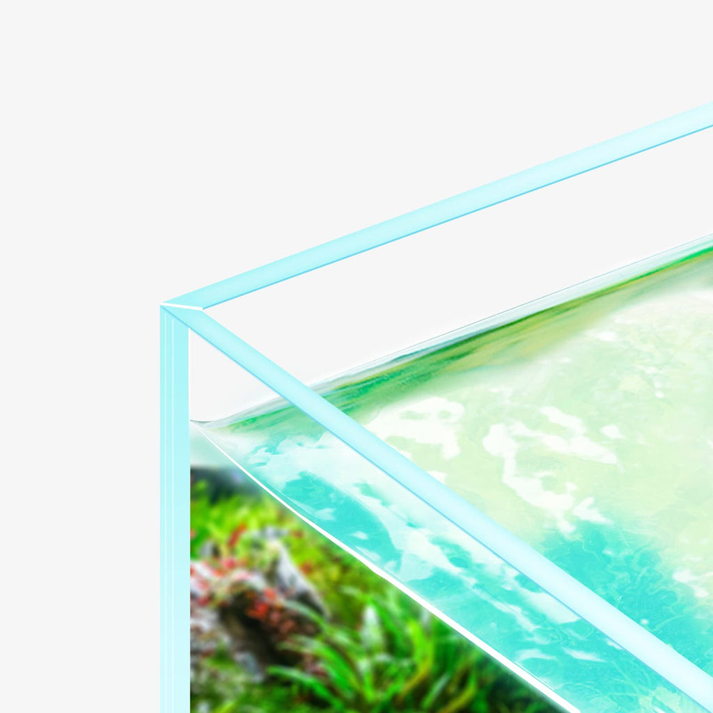 6.4Gal Shallow Rimless Aquarium Ultra-White Glass K275459