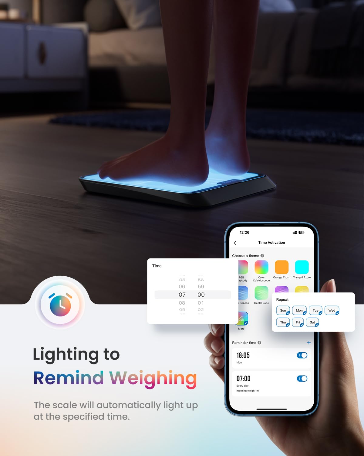 Wi-Fi Bluetooth Smart Scale V853