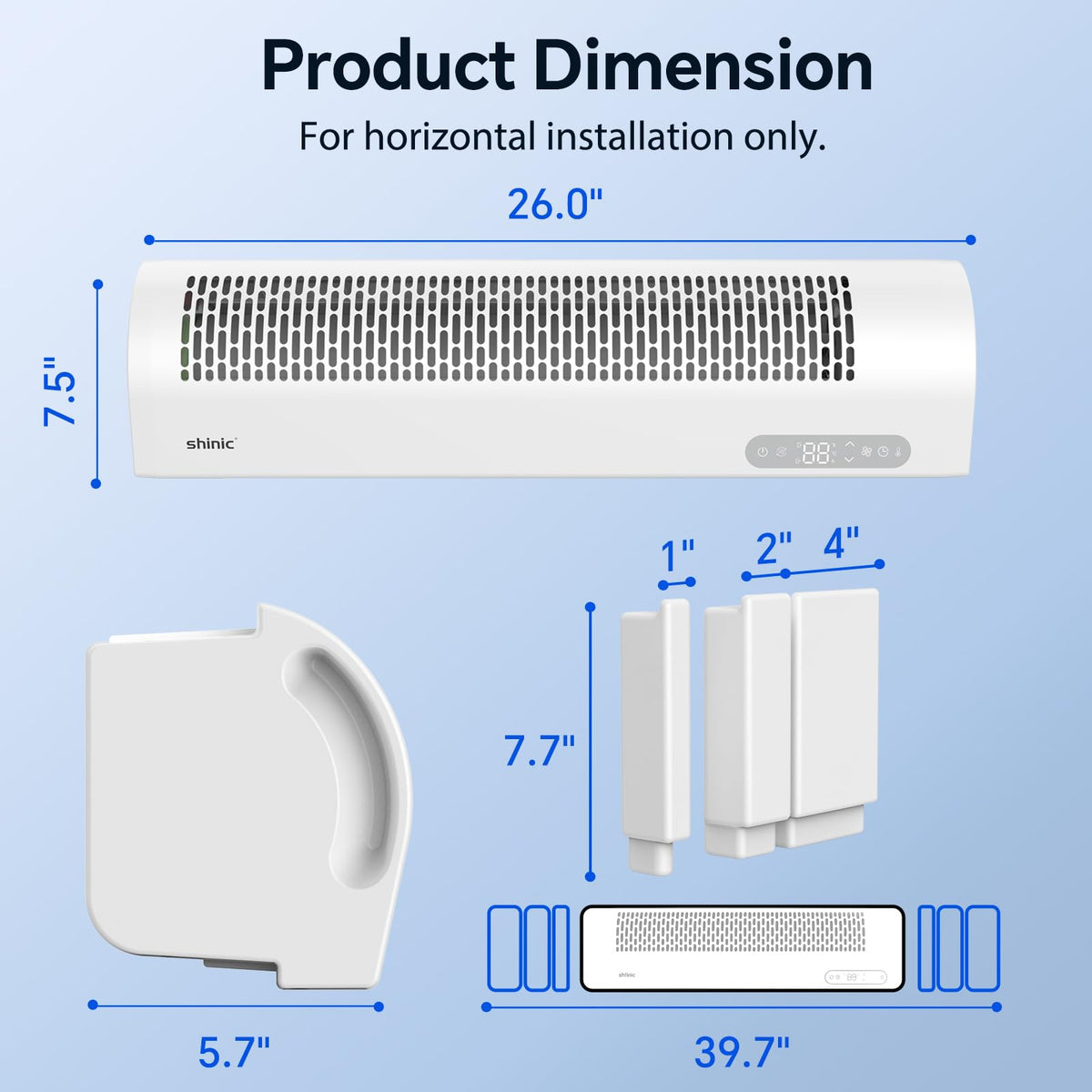 White Reversible Airflow Window Fan with Remote R27195