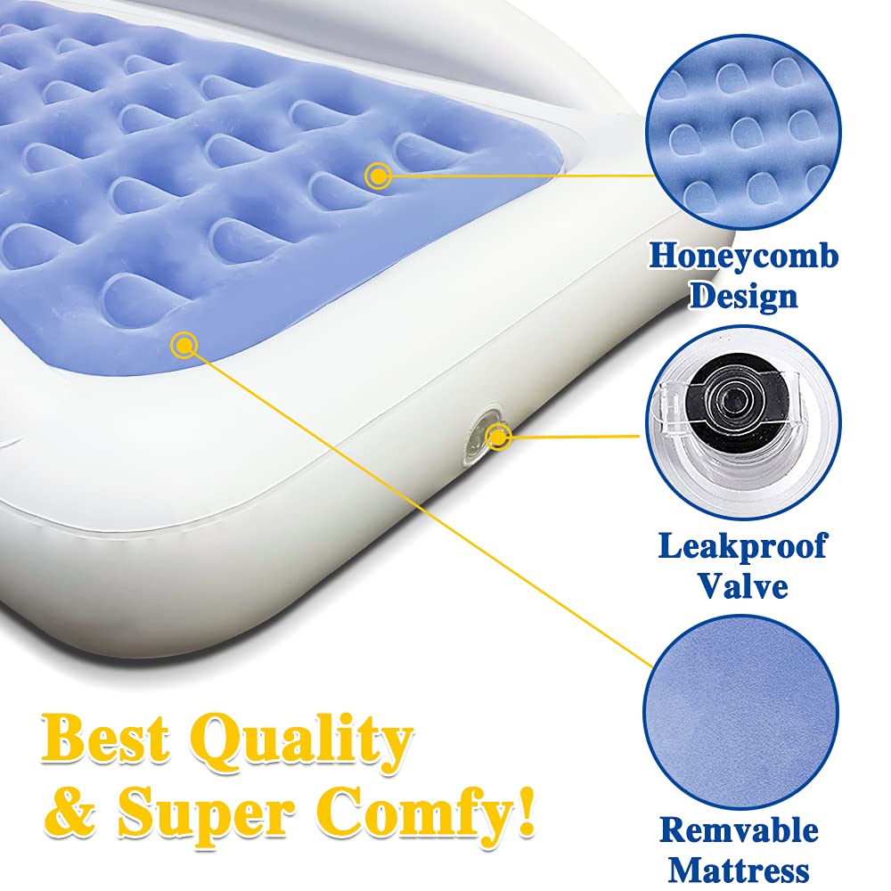Inflatable Kids Travel Bed Toddler Air Mattress Set G7378