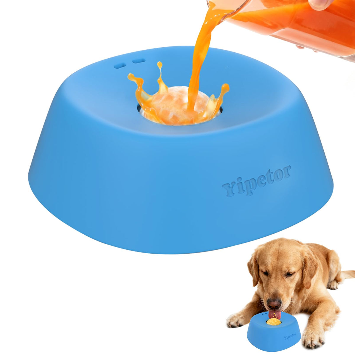 Dog Lick Bowl Slow Feeder Puzzle Toys A442
