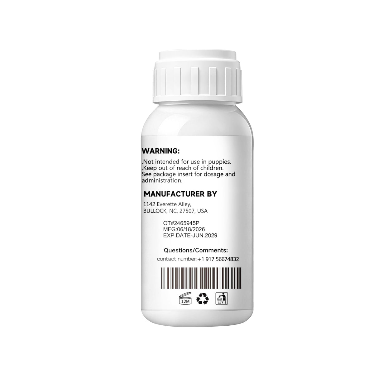 Dog and Puppy Dewormer Liquid B331
