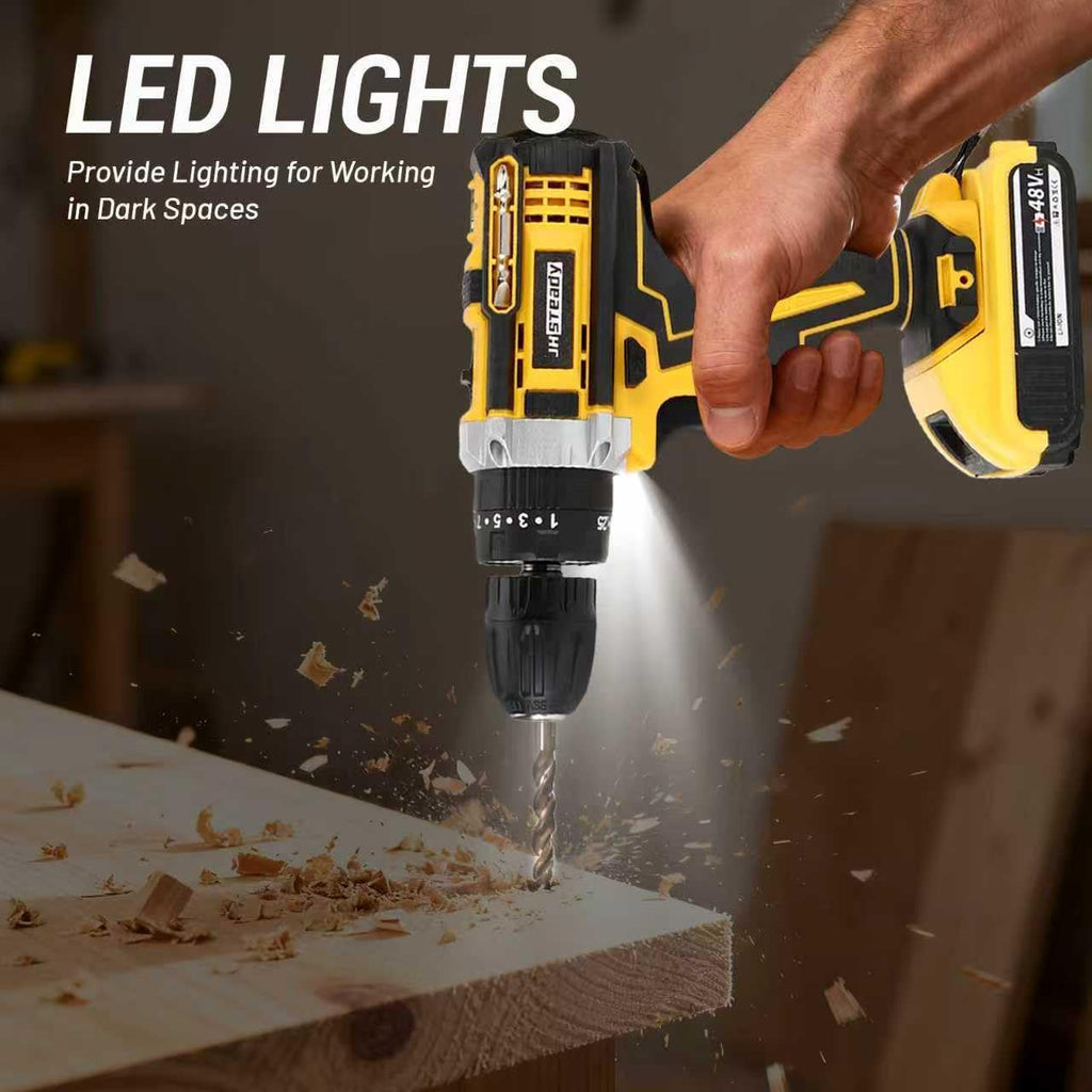 21V Cordless Drill Driver Kit with 2 Batteries & Charger A5049