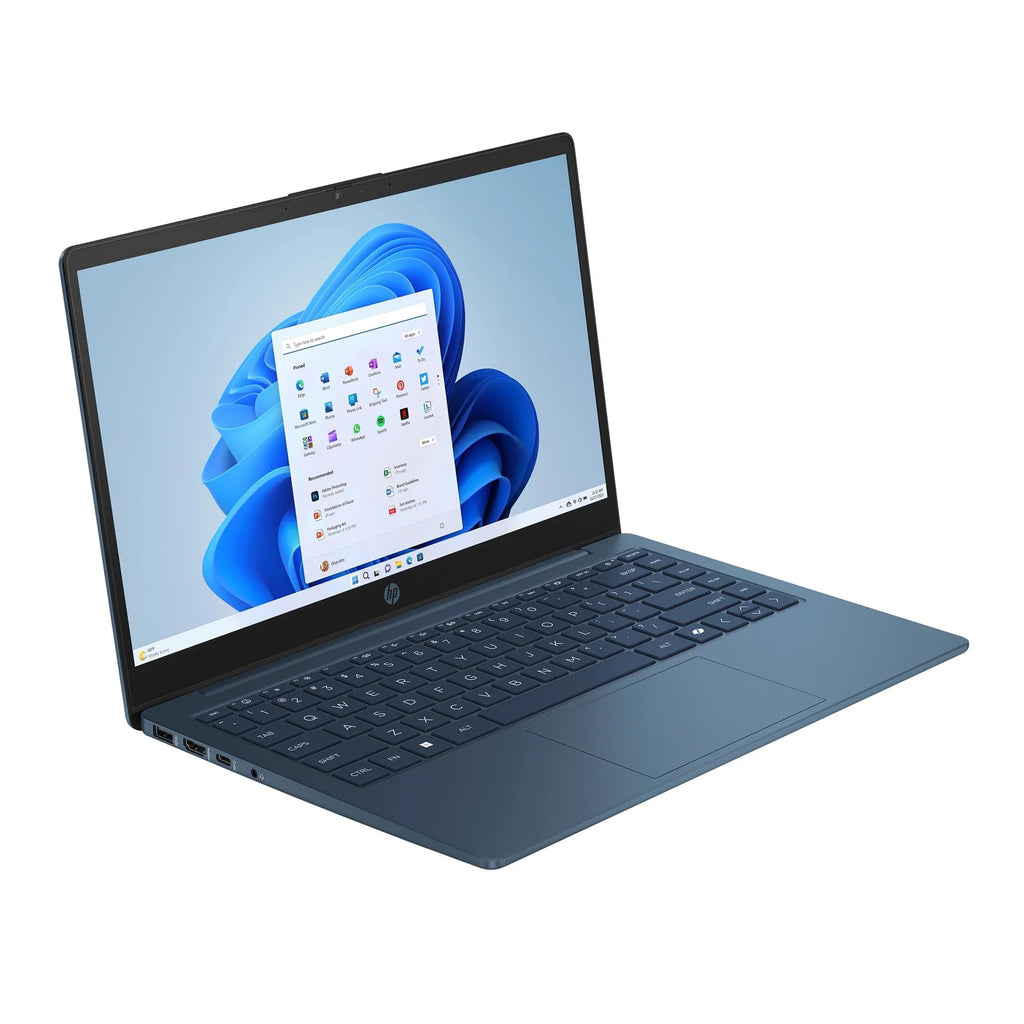 14" HD Laptop, Intel Celeron N150, 4GB RAM, 128GB Storage, Blue W141070