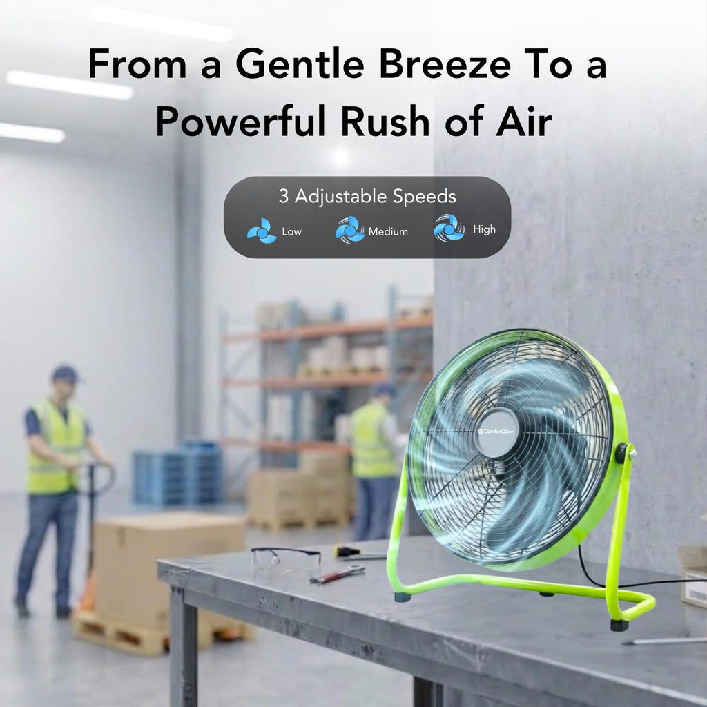 14-Inch High-Velocity Industrial Floor Fan I33051