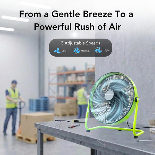 14-Inch High-Velocity Industrial Floor Fan I33051