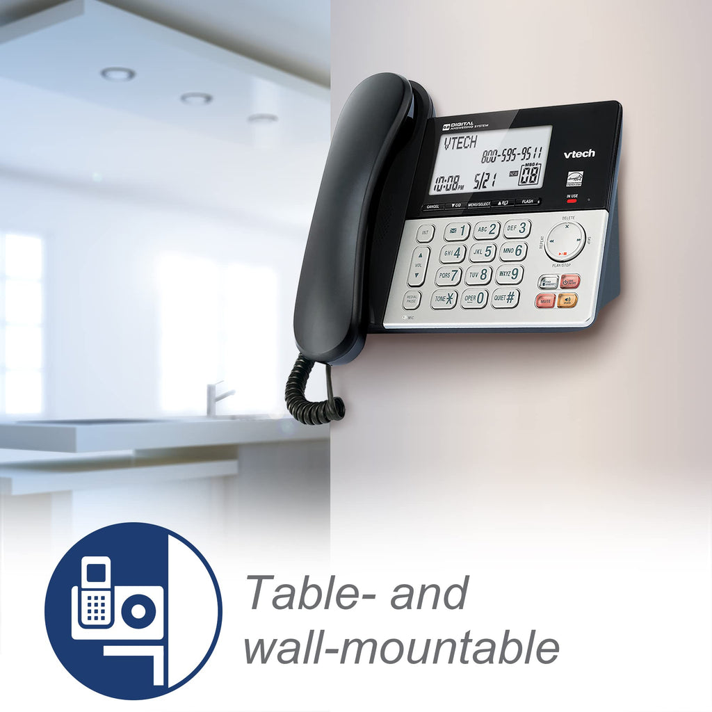 Corded/Cordless Phone System with 2 Handsets C991919