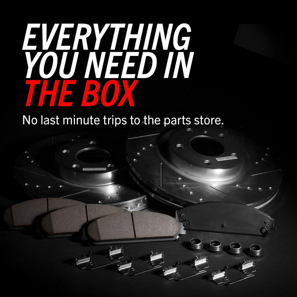 Brake Pad & Rotor Kit Front & Rear H42062
