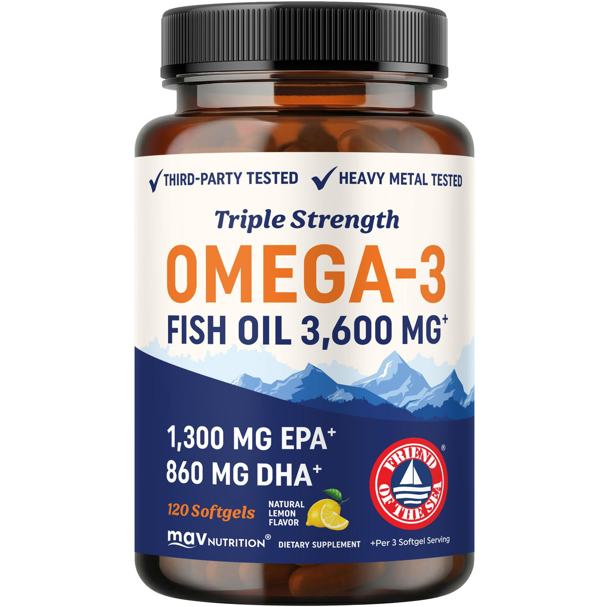 Omega 3 Fish Oil 3600 mg EPA & DHA L563467