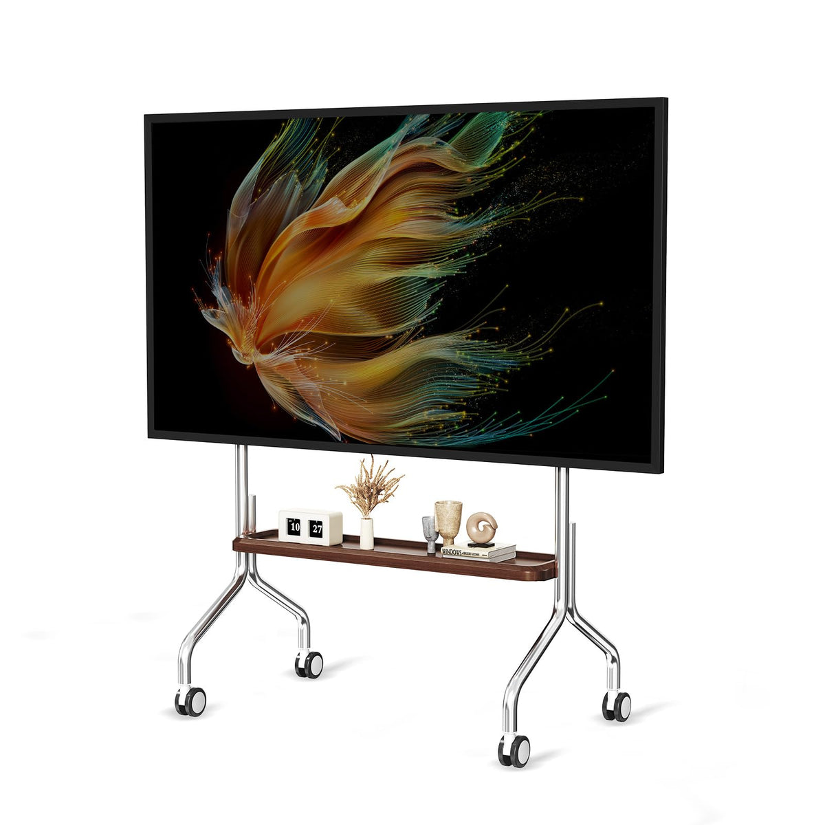 Rolling TV Stand for 32-75" TVs with Shelf O207964