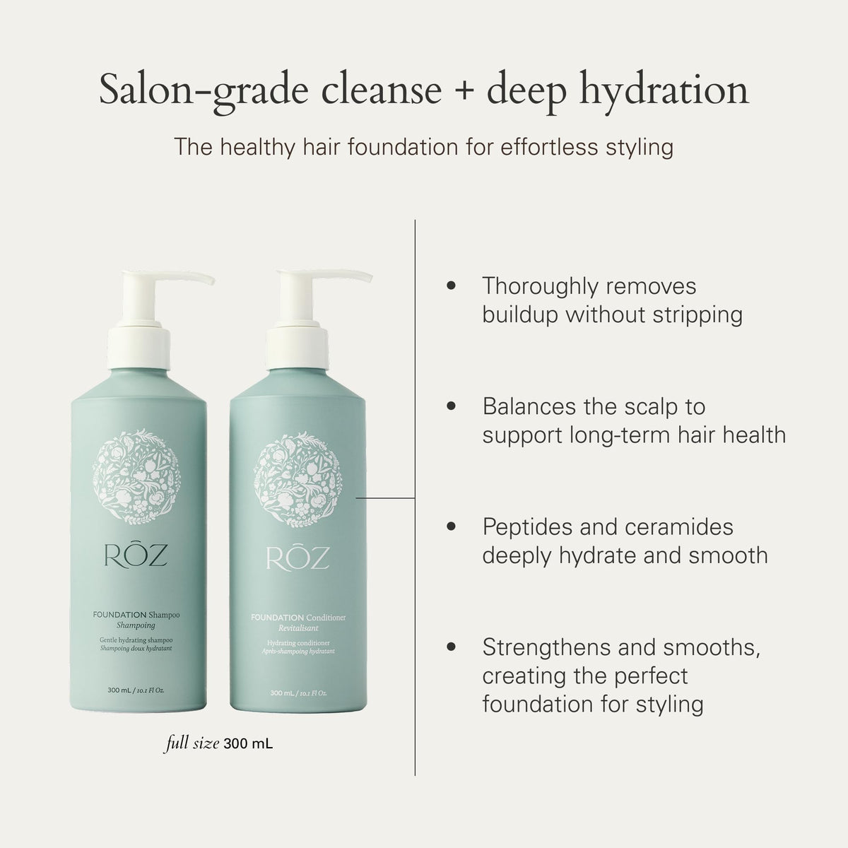 Sulfate-Free Shampoo and Conditioner Set 10.1 oz D57407