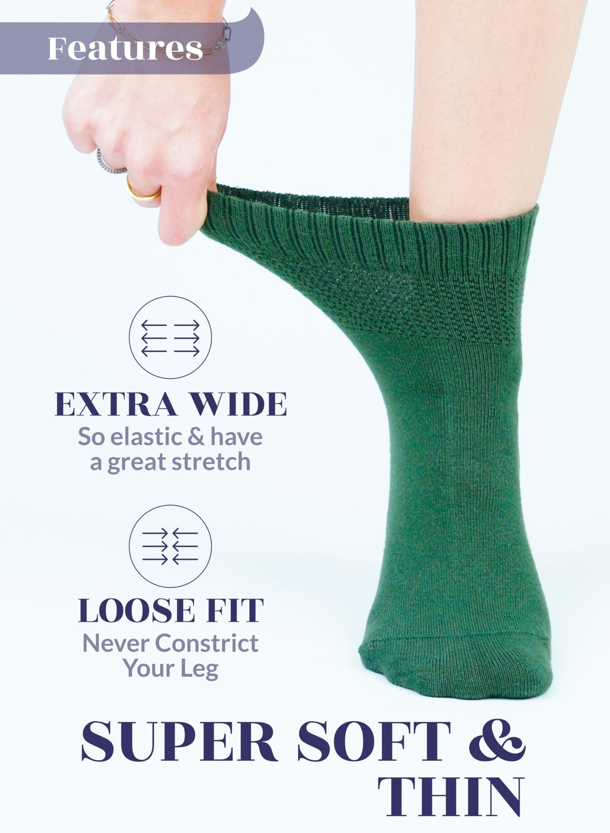 Bamboo Seamless Ankle Socks T2755