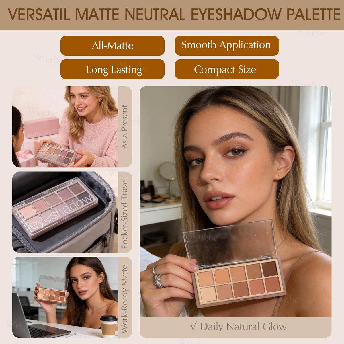 10 Colors Matte Neutral Eyeshadow Palette I6285