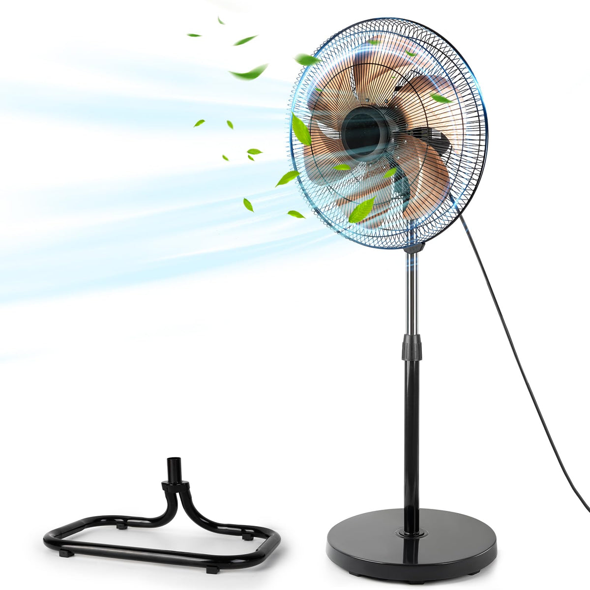 18 Inch Oscillating High Velocity Pedestal Fan R2626