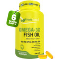 Omega 3 Fish Oil 1250mg Lemon Flavor 180 Softgels F837588