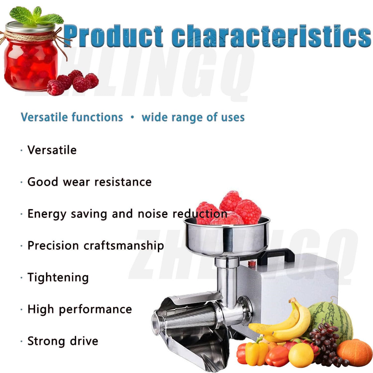 450W Stainless Steel Tomato Strainer Machine D926288