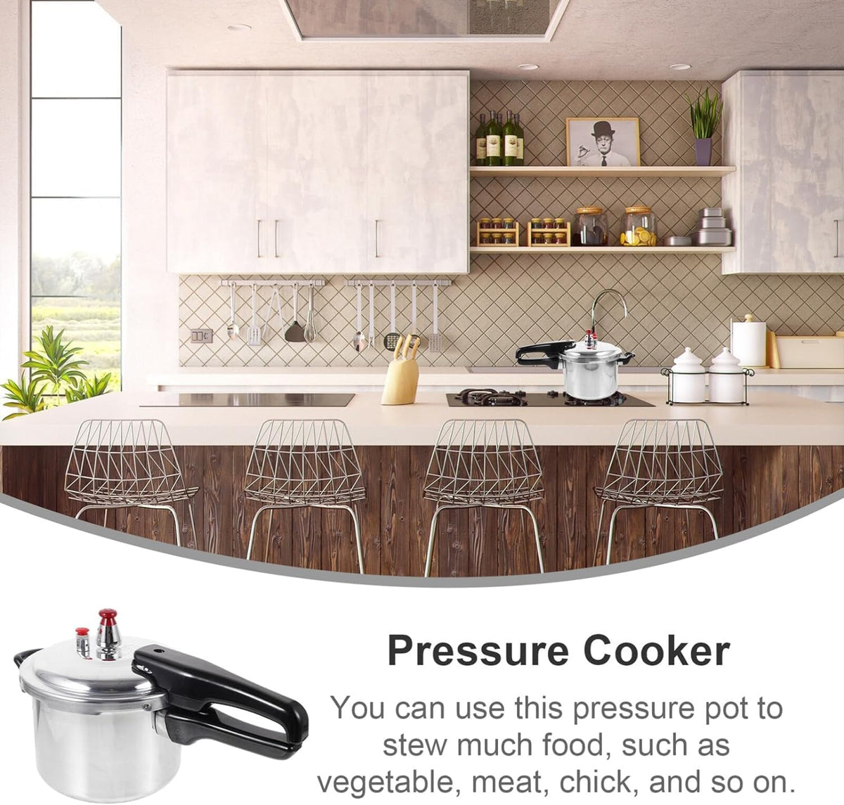 2L Aluminum Pressure Cooker N786664