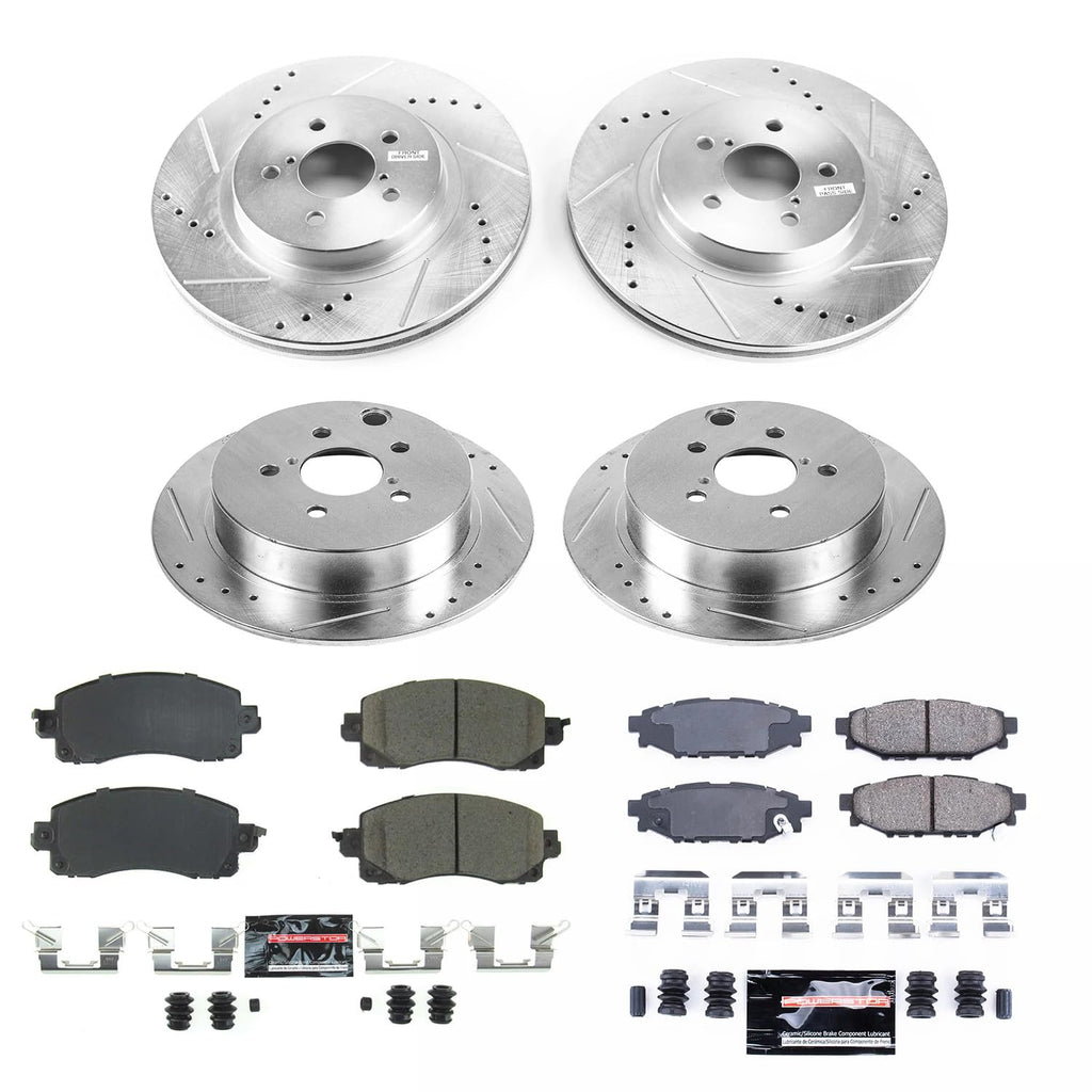 Brake Pad & Rotor Kit Front & Rear H42062