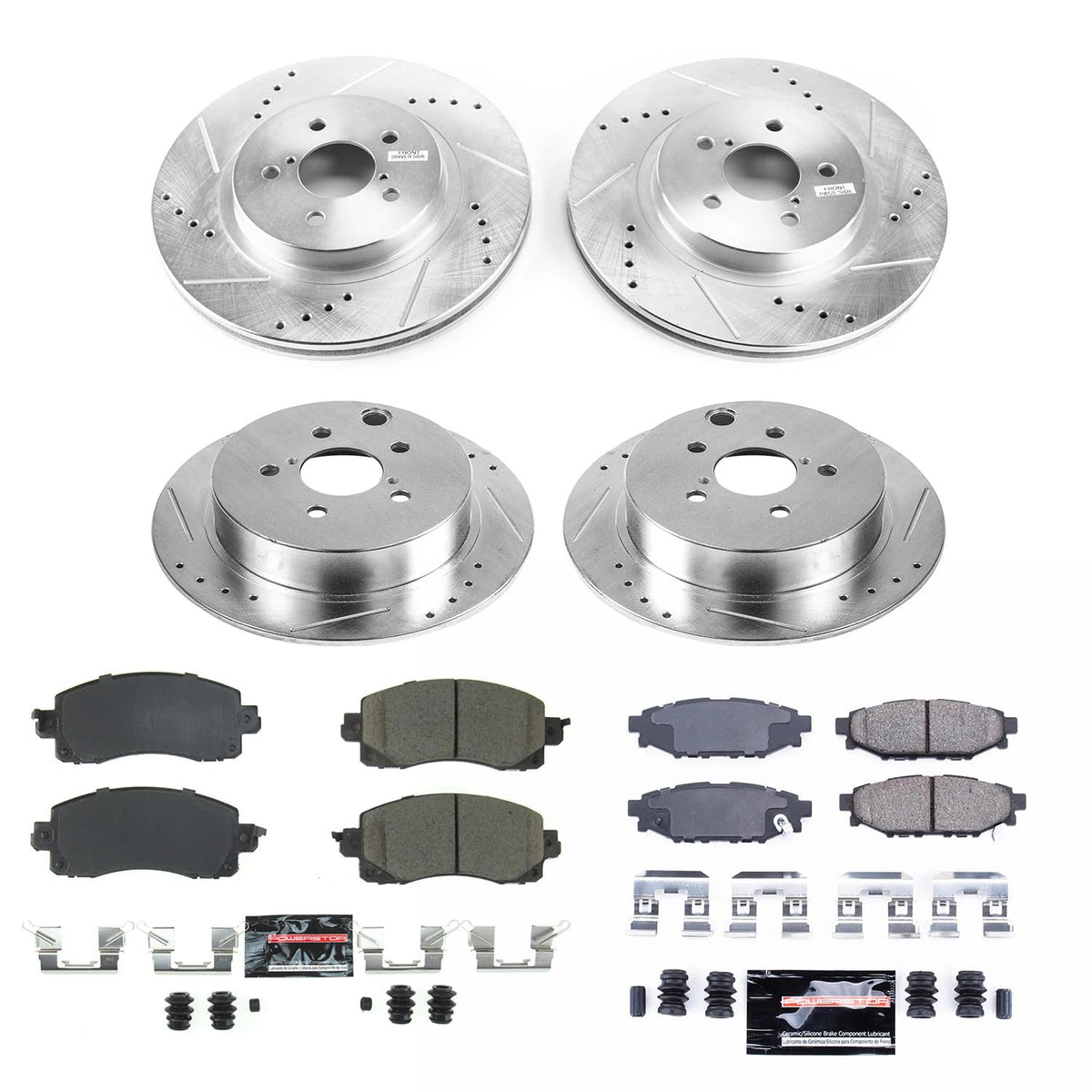 Brake Pad & Rotor Kit Front & Rear H42062
