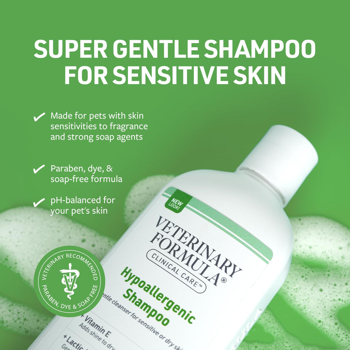 Hypoallergenic Shampoo, 16 oz B27919