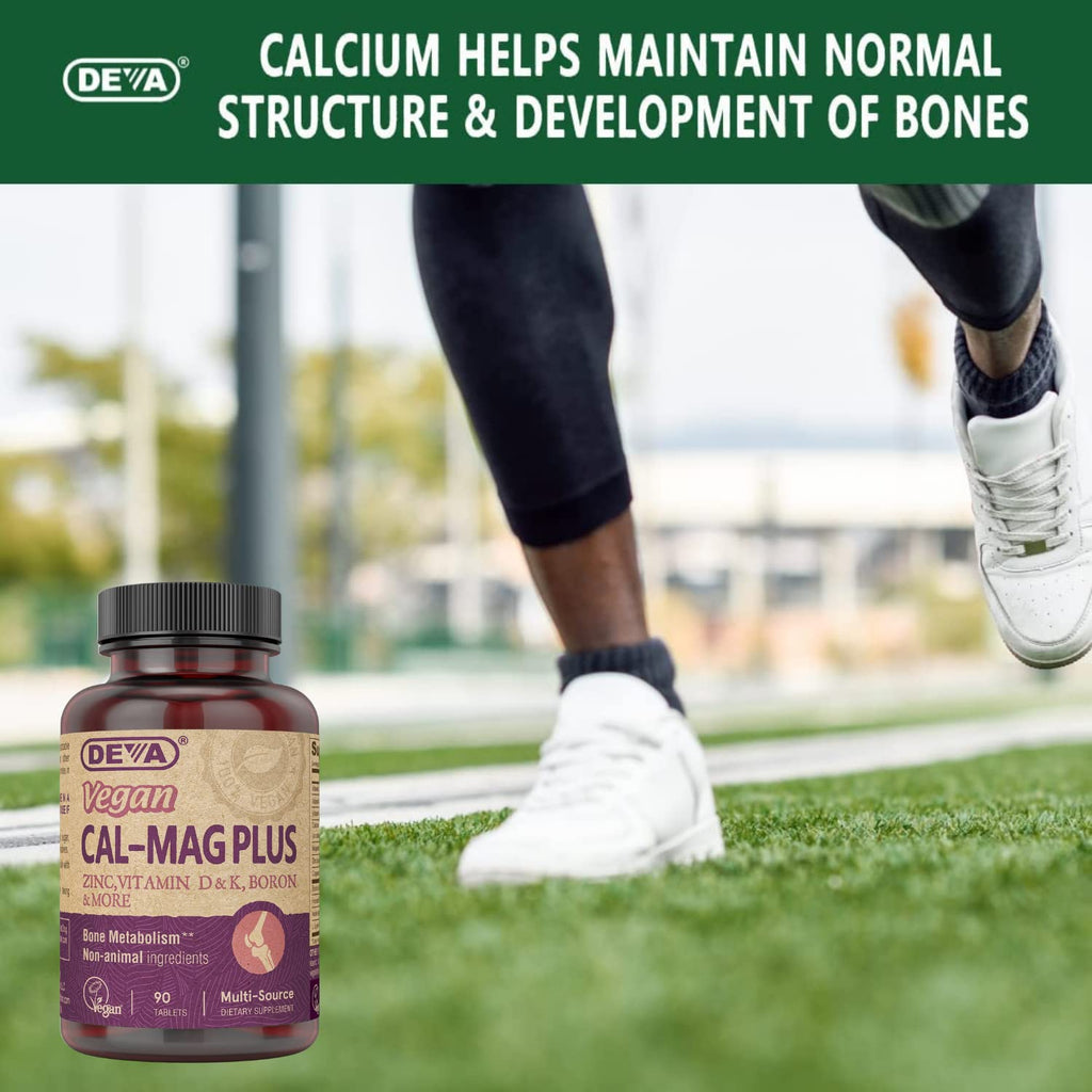 Vegan Calcium Magnesium Supplement with Zinc 90 Tablets T54968