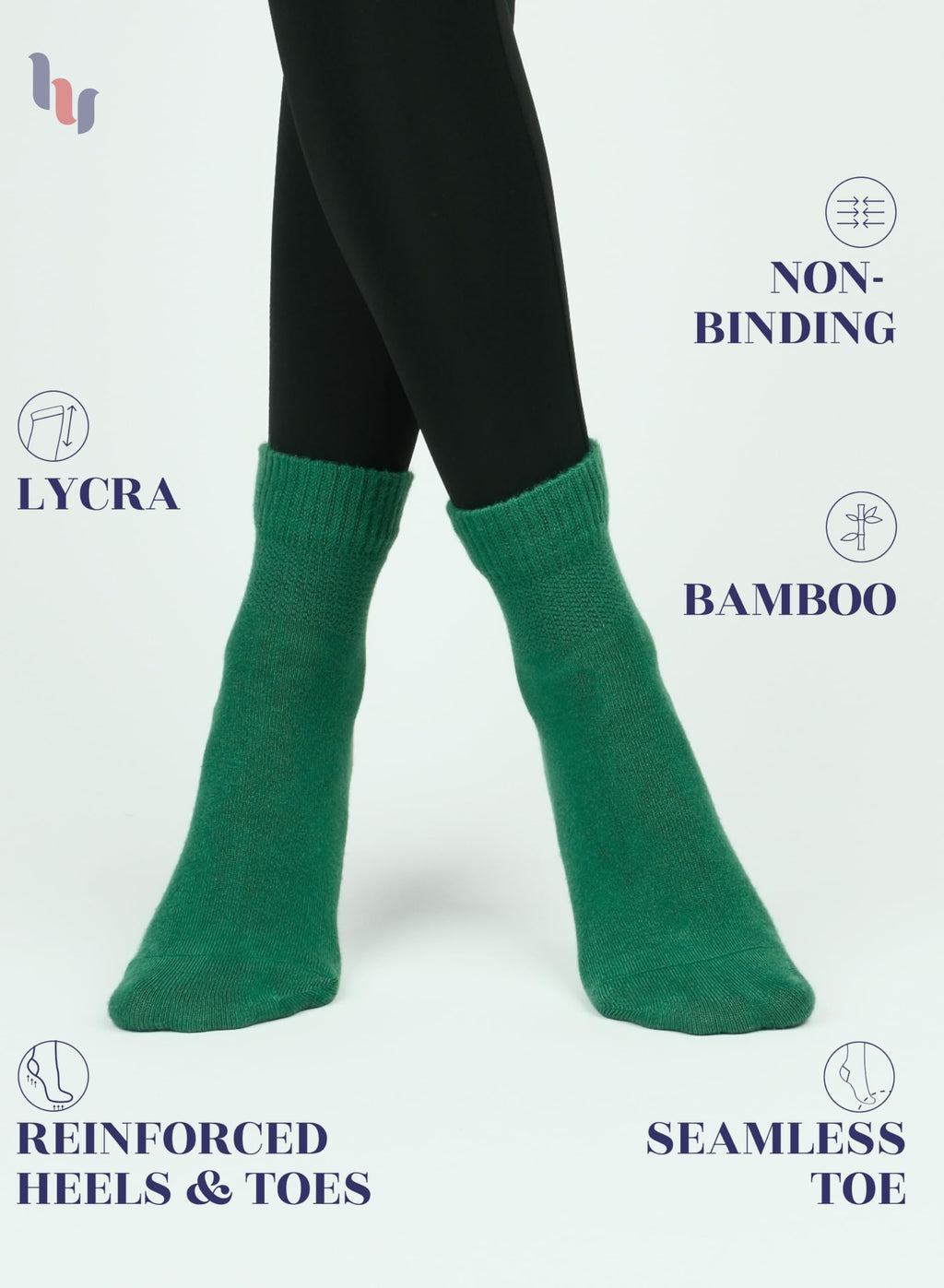 Bamboo Seamless Ankle Socks T2755