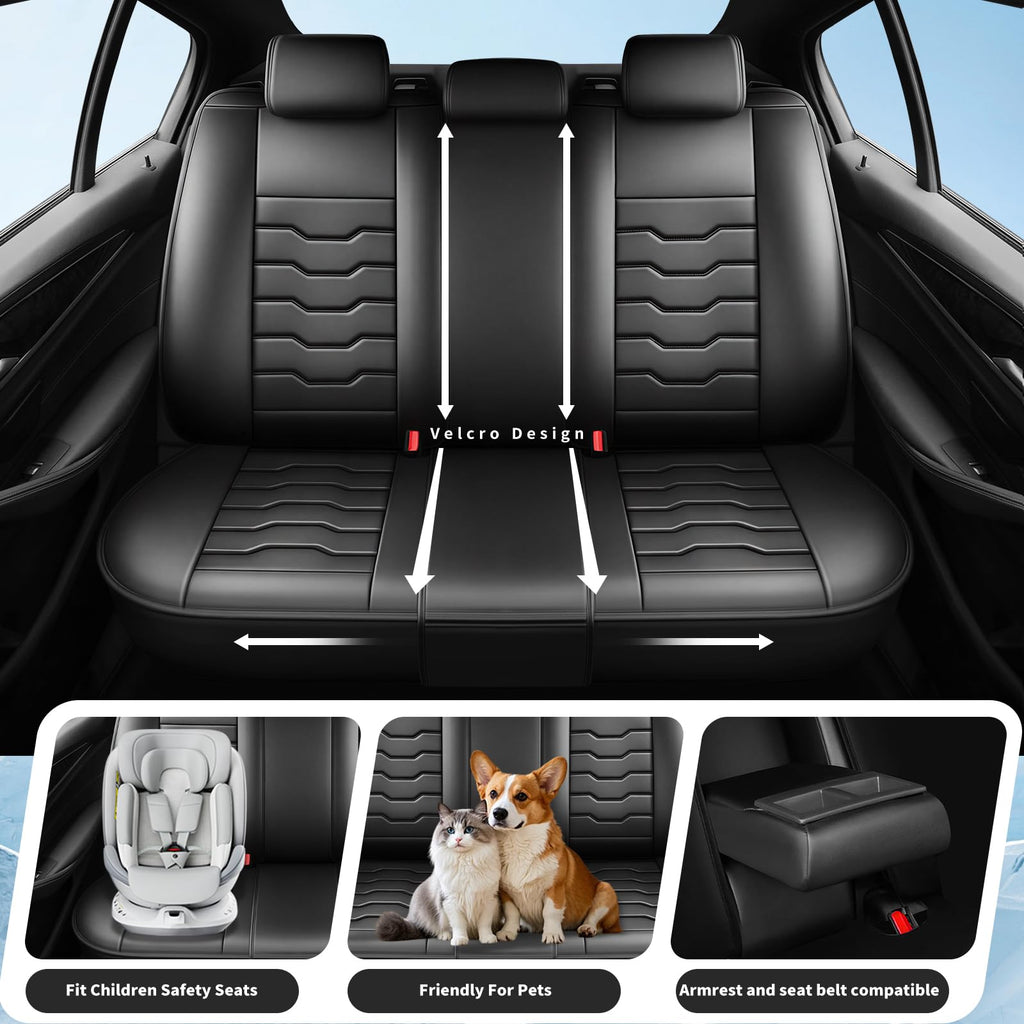 Black Car Seat Covers J105890